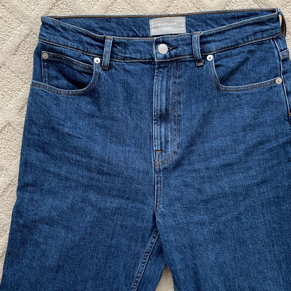 Everlane Women’s Way High Jeans in Deep Indigo